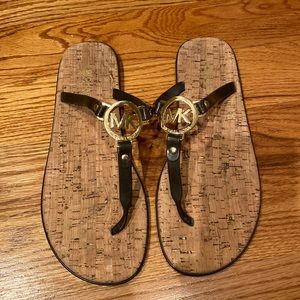Michael Kors flip flops. Size 11